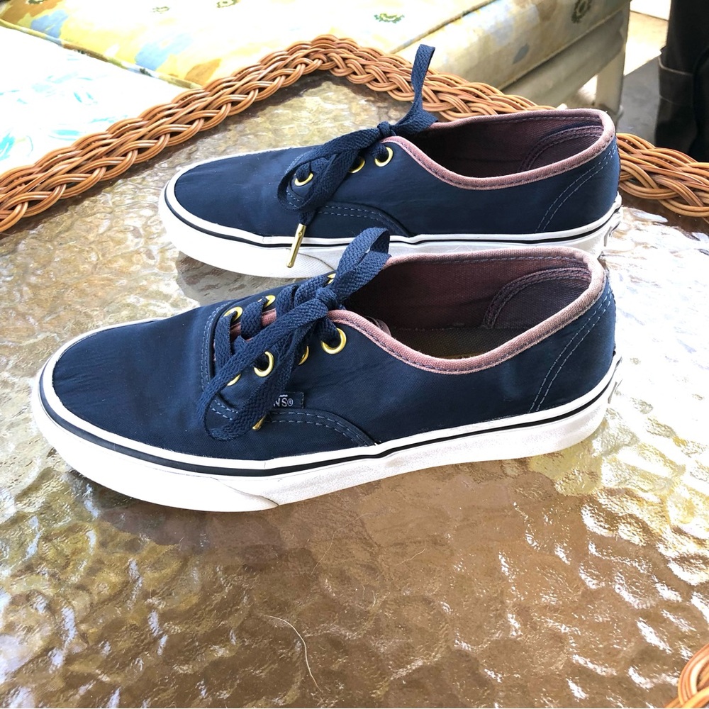 Vans Era Navy Blue & White Women’s 5.5, Men’s 4, Skate Sneakers, Canvas, Preppy